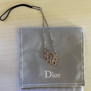 sold // Dior phone strap keychain